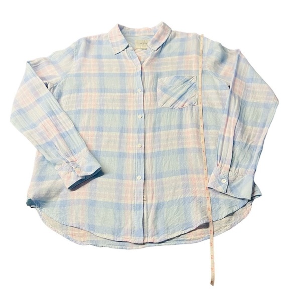RAILS WOMENS PLAID LING SLEEVE CHARLI SHIRT SIZE SMALL - Picture 5 of 12